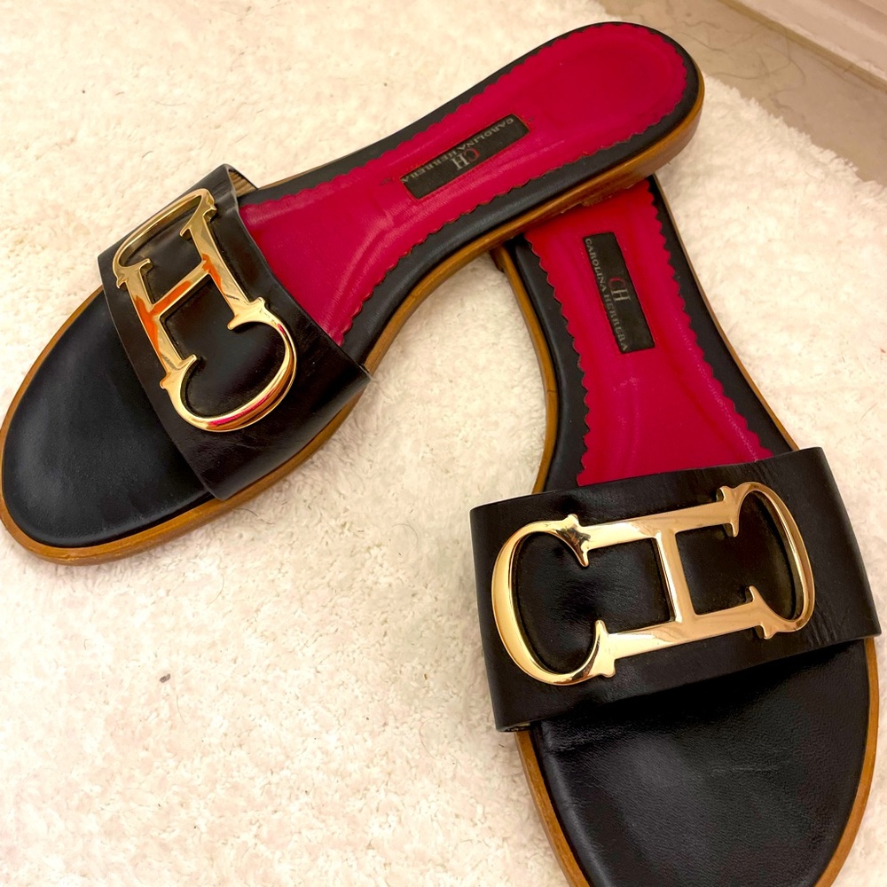 Carolina Herrera leather sandals